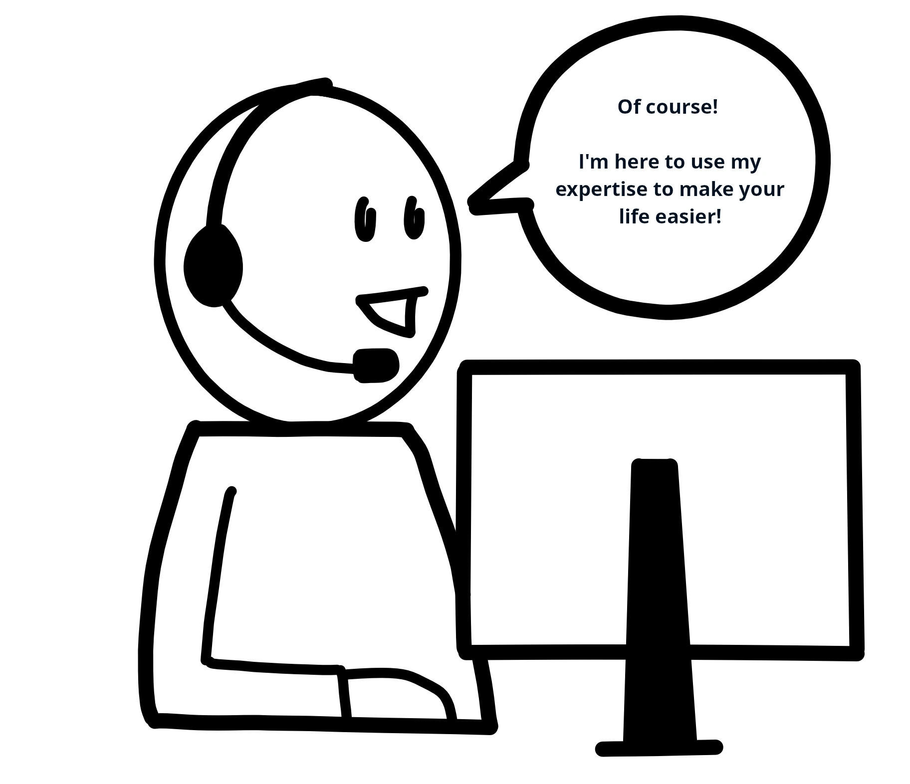 Outsourced IT helpdesk make life easy