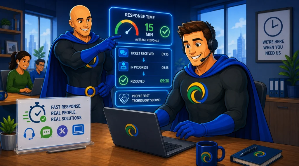 IT Support Response Time Heroes