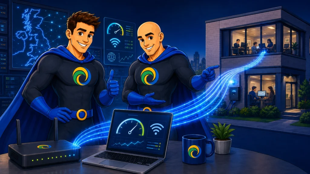Reliable business fibre broadband
